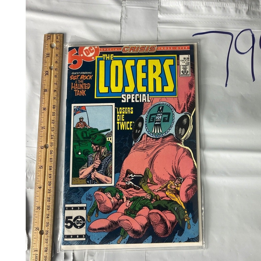 The Losers Special DC 1985 Crisis Crossover Sgt Rock Haunted Tank